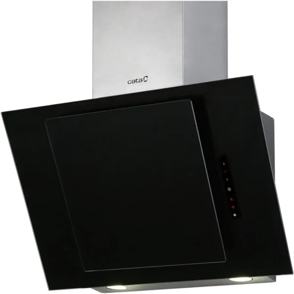 CATA Hotte décorative inclinée CERES 900XG 90cm noire