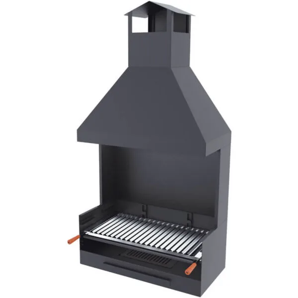 Barbecue bois et charbon FM BV-82 80cm à poser ou à encastrer