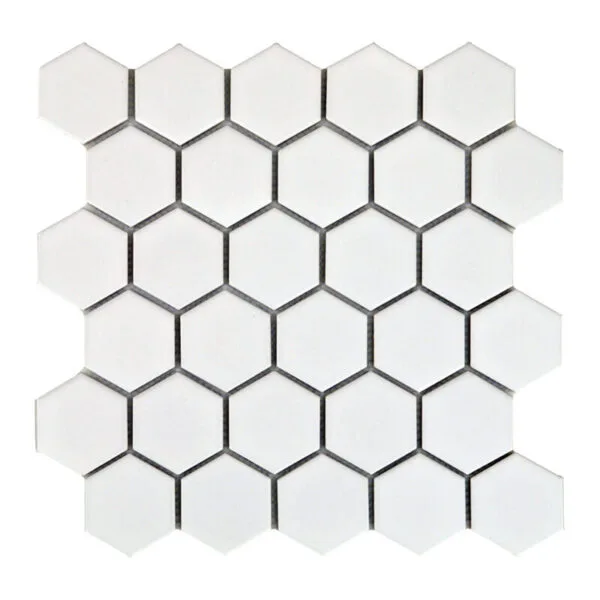 DECORA MOSAICOS Carrelage mosaïque HEXAGONE Blanc 27x28 cm