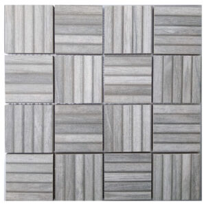 DECORA MOSAICOS Carrelage mosaïque LANDES Gris 30x30 cm