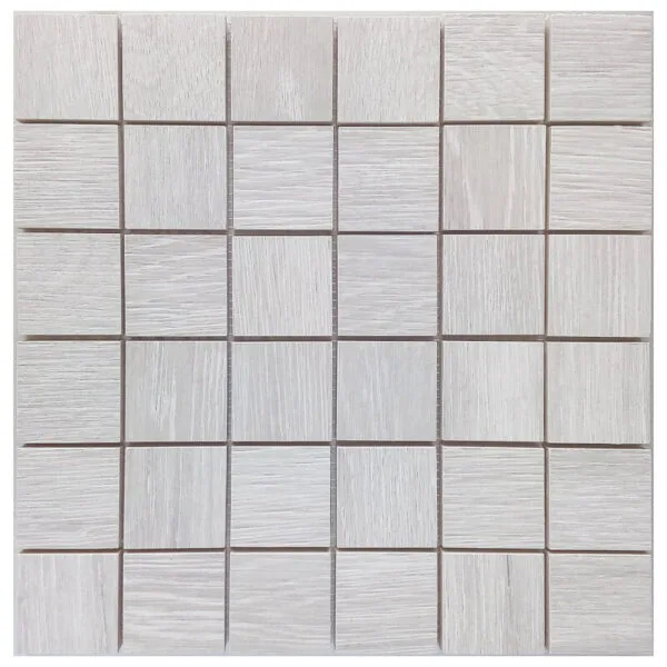 DECORA MOSAICOS Carrelage mosaïque WOOD Gris 29x29 cm