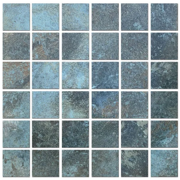 DECORA MOSAICOS Carrelage mosaïque BALI Vert brillant 29x29 cm