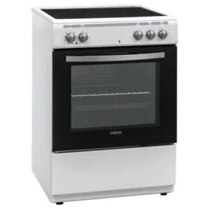 SOGELUX Cuisinière électrique vitrocéramique CV6619 60x60 multifonction blanche