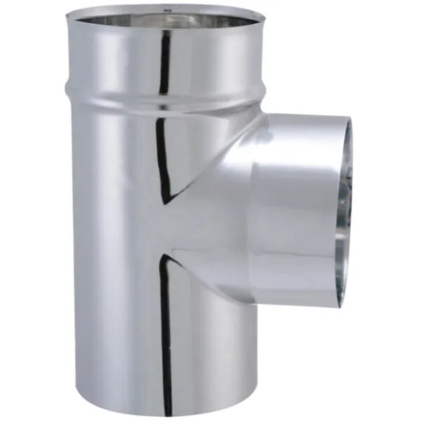 JONCOUX Tuyau TYRAL INOX  304 - Diam. 139 - Té 90° débouchure femelle