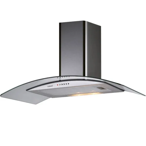 CATA Hotte décorative murale C-600 GLASS 60cm
