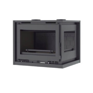FM Insert d'angle turboventilé IT-172DF 12,6kW foyer en fonte