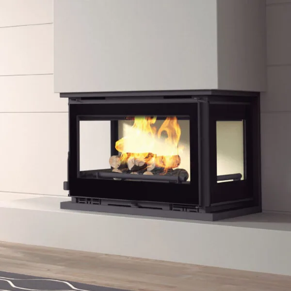 FM Insert 3 faces turboventilé IT-183 12,8kW foyer vermiculite – Image 2