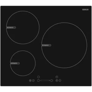 SOGELUX Table de cuisson 3 foyers induction PSI396N noire
