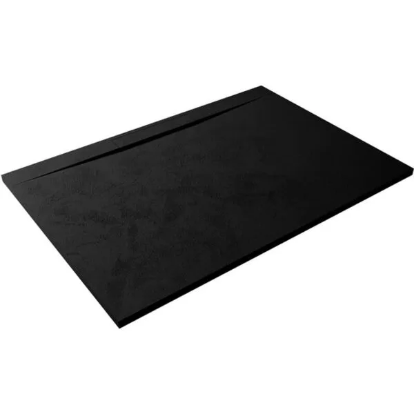Receveur de douche extra-plat design LYRA 70x160 noir