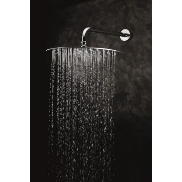 Tête de Douche Ronde Plate SOFFIONE FLAT 400 Inox