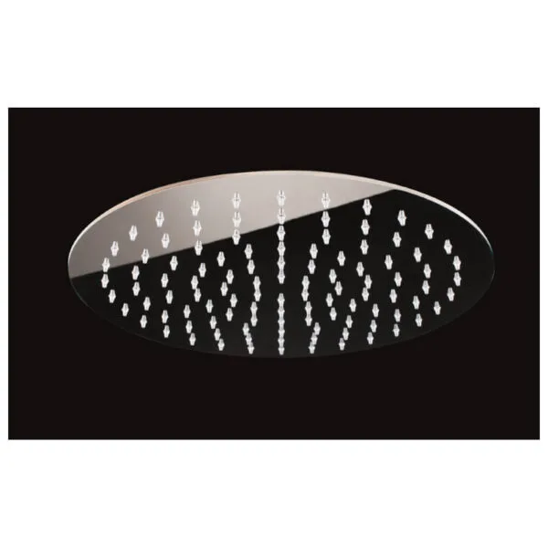 Tête de Douche Ronde Plate SOFFIONE FLAT 400 Inox – Image 2