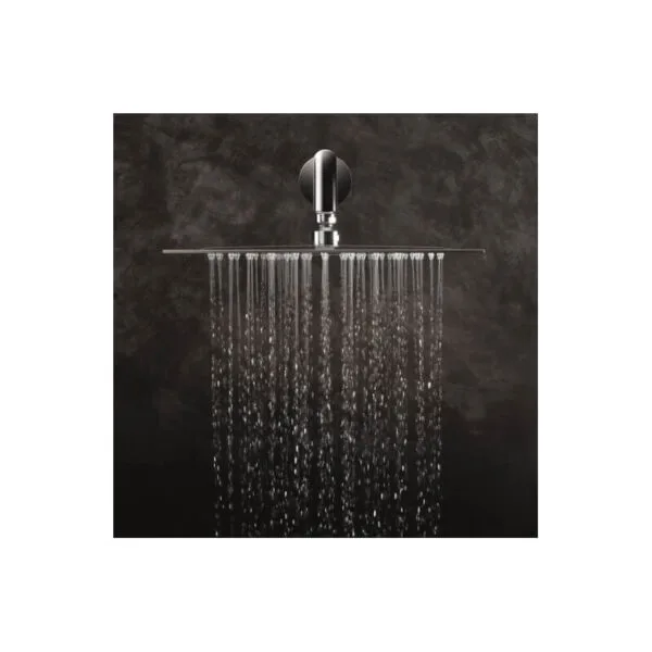 Tête de Douche Ronde Plate SOFFIONE FLAT 400 Inox – Image 3
